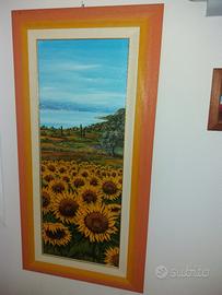 quadro di girasoli