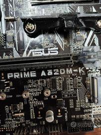 blocco ryzen 7 3800X scheda madre 16gb ddr4