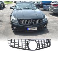 GRIGLIA PER MERCEDES SL R230 08-12 NERO LUCIDO