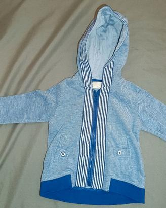 Felpa primaverile in cotone Chicco tg 6 mesi/ 62cm