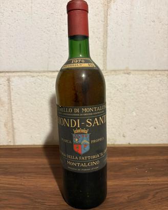 Brunello di Montalcino Biondi Santi del 1970