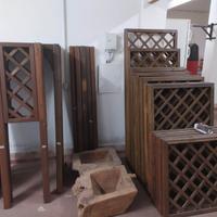 Grigliato in legno per terrazzo