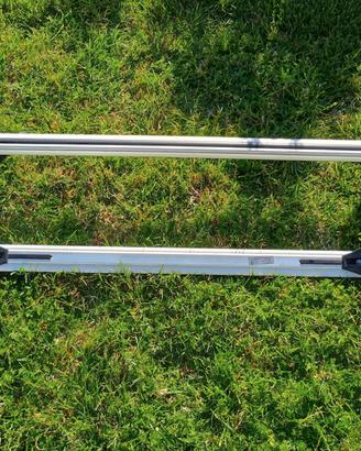 Barre alum + 4  piedi con antifurto Green Valley