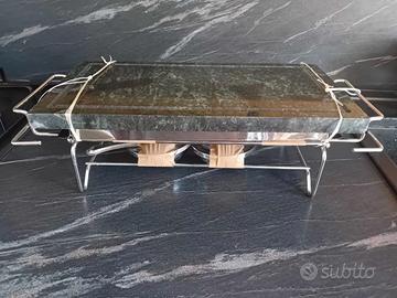 pietra ollare con bruciatori