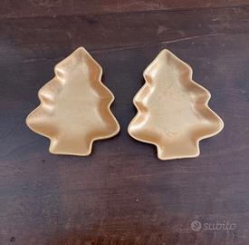 Coppia piattini natalizi