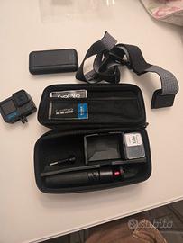 go pro 12 con custodia e acessori