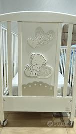 Culla Lettino Italbaby Baby Love Bianco