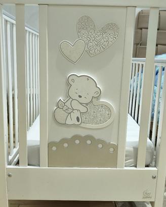 Culla Lettino Italbaby Baby Love Bianco