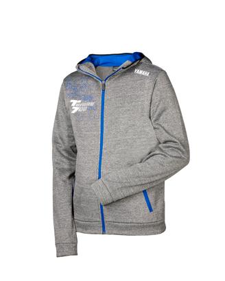 FELPA YAMAHA CON CAPPUCCIO E ZIP TENERE' 700 UOMO 