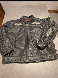 Giubbotto in pelle da moto