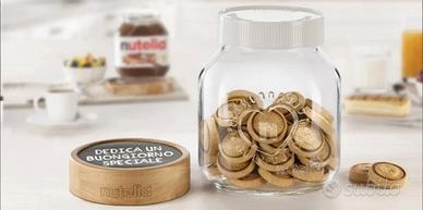 Biscottiera Nutella-Kinder Ferrero- Tappo Lavagna 