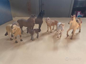 Lotto cavalli schleich animali