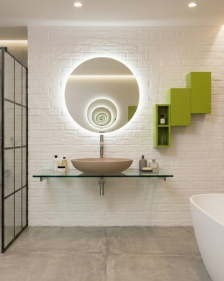 Lavabo Acquabella  Ovale Color Cappuccino