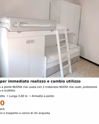 Cameretta a ponte 450€