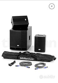 Impianto audio Thomann sub 12” + 2 tweeter