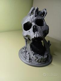 torre lancia dadi a forma di teschio per D&D