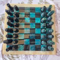 Scacchiera in alabastro 