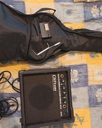 chitarra elettrica Clifton+ amplificatore