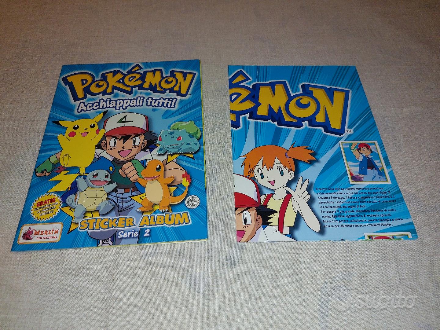 Album pokemon serie 2 Merlin completo con poster - Collezionismo In vendita  a Milano