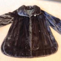 Pelliccia di visone nero