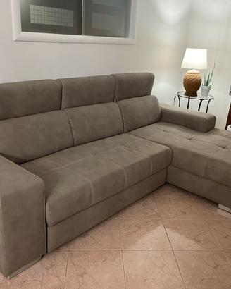 Divano letto 3 posti con penisola