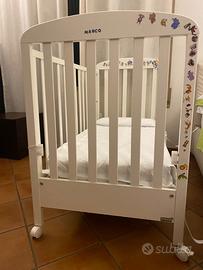 lettino/culla Erbesi bianco – sponda da montare