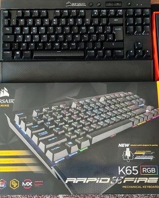 Corsair k65 rapidfire, Steelseries Aerox 3