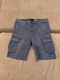 Pantalone bermuda uomo, blu tg 34