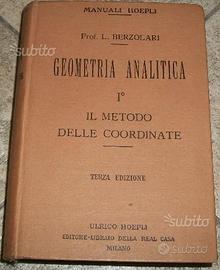 Il metodo delle Coordinate, Man. Hoepli, 1925