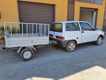 Autobianchi y10 4x4 con carrello