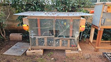 voliera per uccelli da esterno