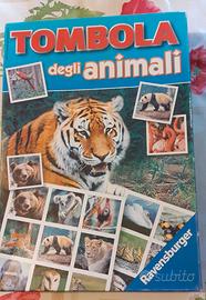 La tombola degli  animali  gioco da tavolo