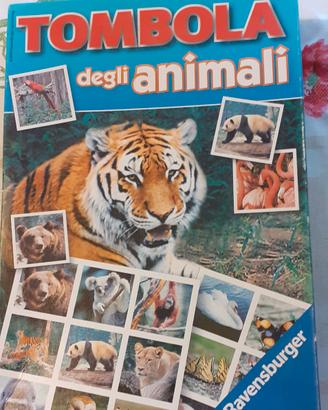 La tombola degli  animali  gioco da tavolo