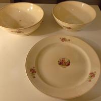 2 insalatiere con piatto vintage  SC Richard Pisa