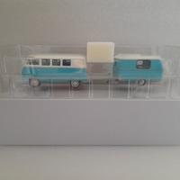 VOLKSWAGEN KOMBI T1 MINIBUS + ROULOTTE 1965 1-43