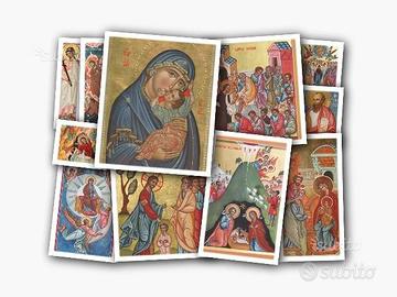 Icone Sacre :Tempera all'uovo su tavola