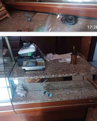Vetrina cassa banco