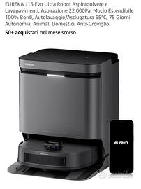 Robot lavapavimenti e aspirapolvere completo