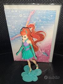 2 Figure vintage WINX club Bloom e Musa + set card