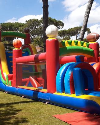 Percorso gioco gonfiabile usato gigante