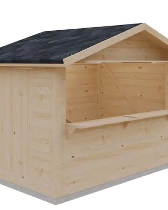 chiosco in legno m 3x2