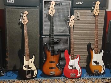 Basso elettrico tipo fender yamaha ibanez