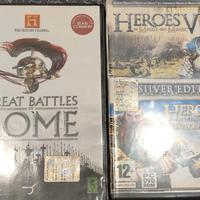 2 videogiochi per pc