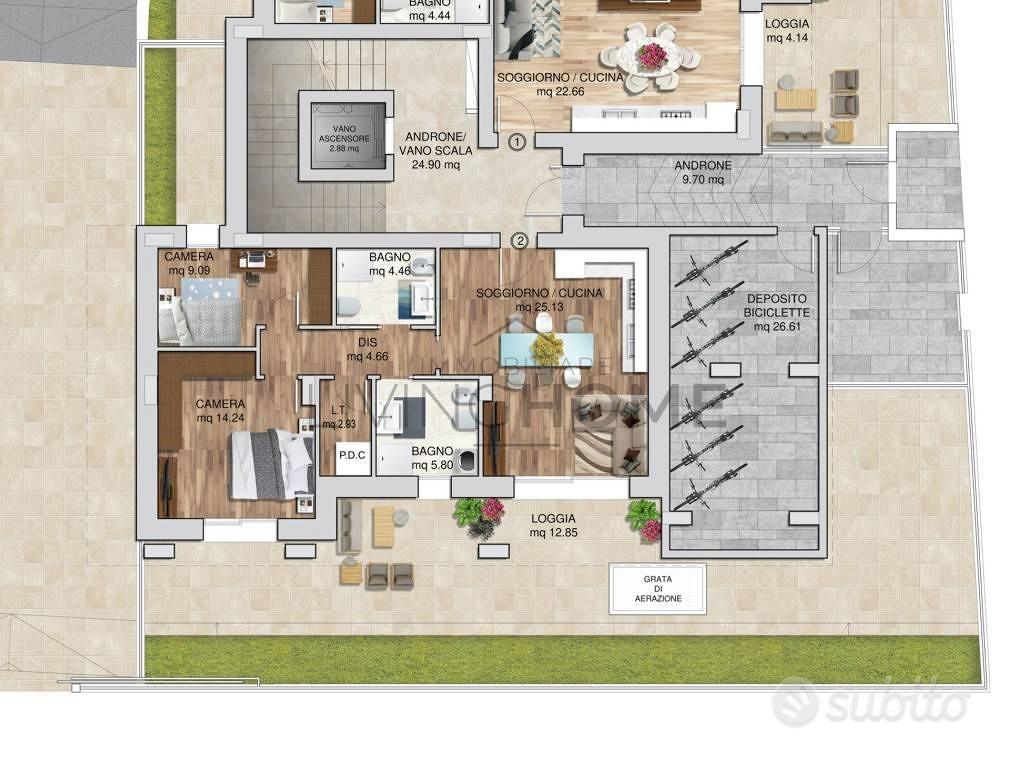 Appartamento – Rimini, Villaggio 1° maggio - Vista 2