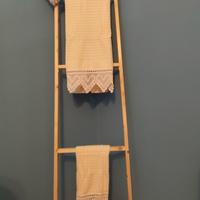 Coppia asciugamani con pizzo/merletto artigianale