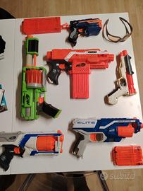 Vari Nerf pistole giocattolo