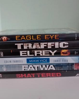 lotto di 6 dvd genere thriller azione 