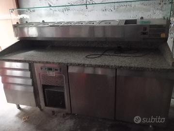 bancone professionale pizzeria