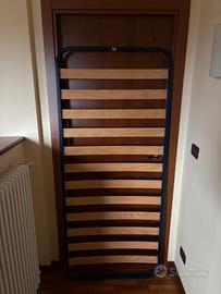 Rete letto con doghe in legno (80x190)