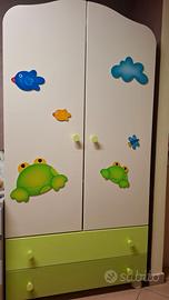 Cameretta bimbo/a Azur "Rana Verde"